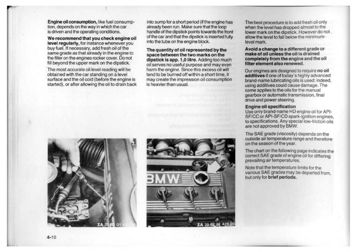 BMW 7 E23 owners manual / page 78