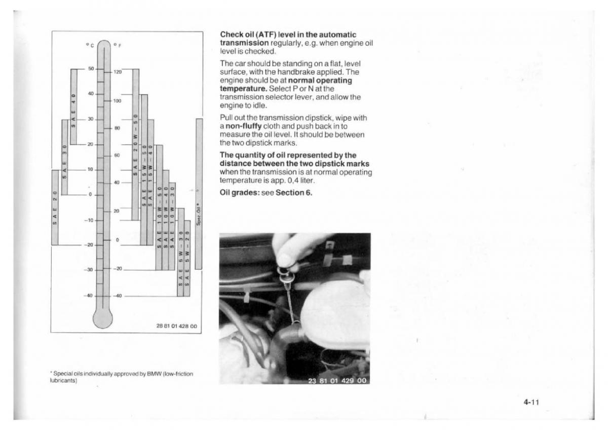 BMW 7 E23 owners manual / page 79