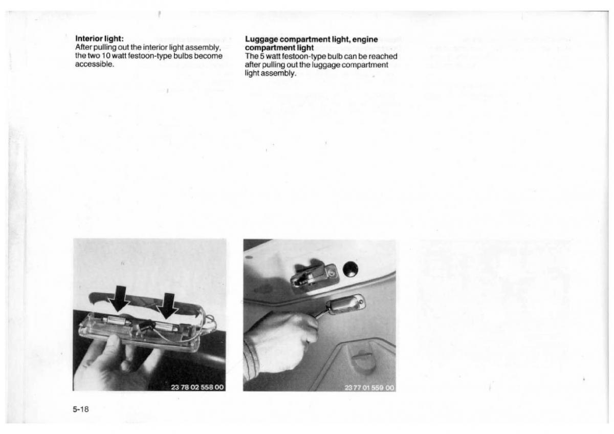 BMW 7 E23 owners manual / page 110