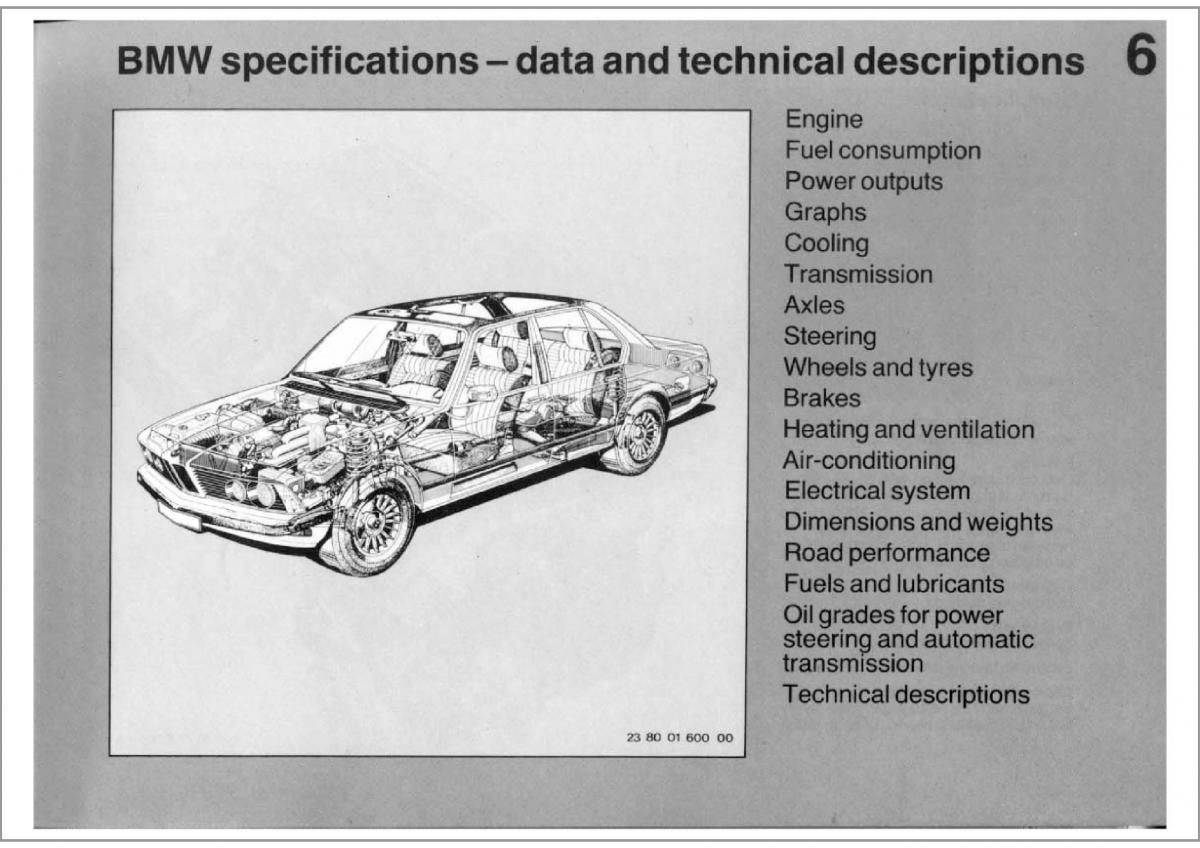 BMW 7 E23 owners manual / page 112