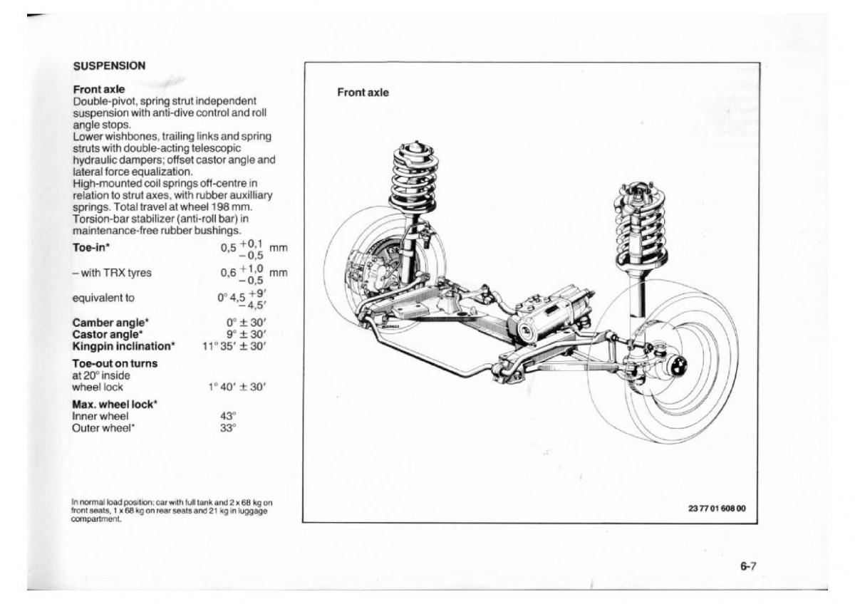 BMW 7 E23 owners manual / page 118