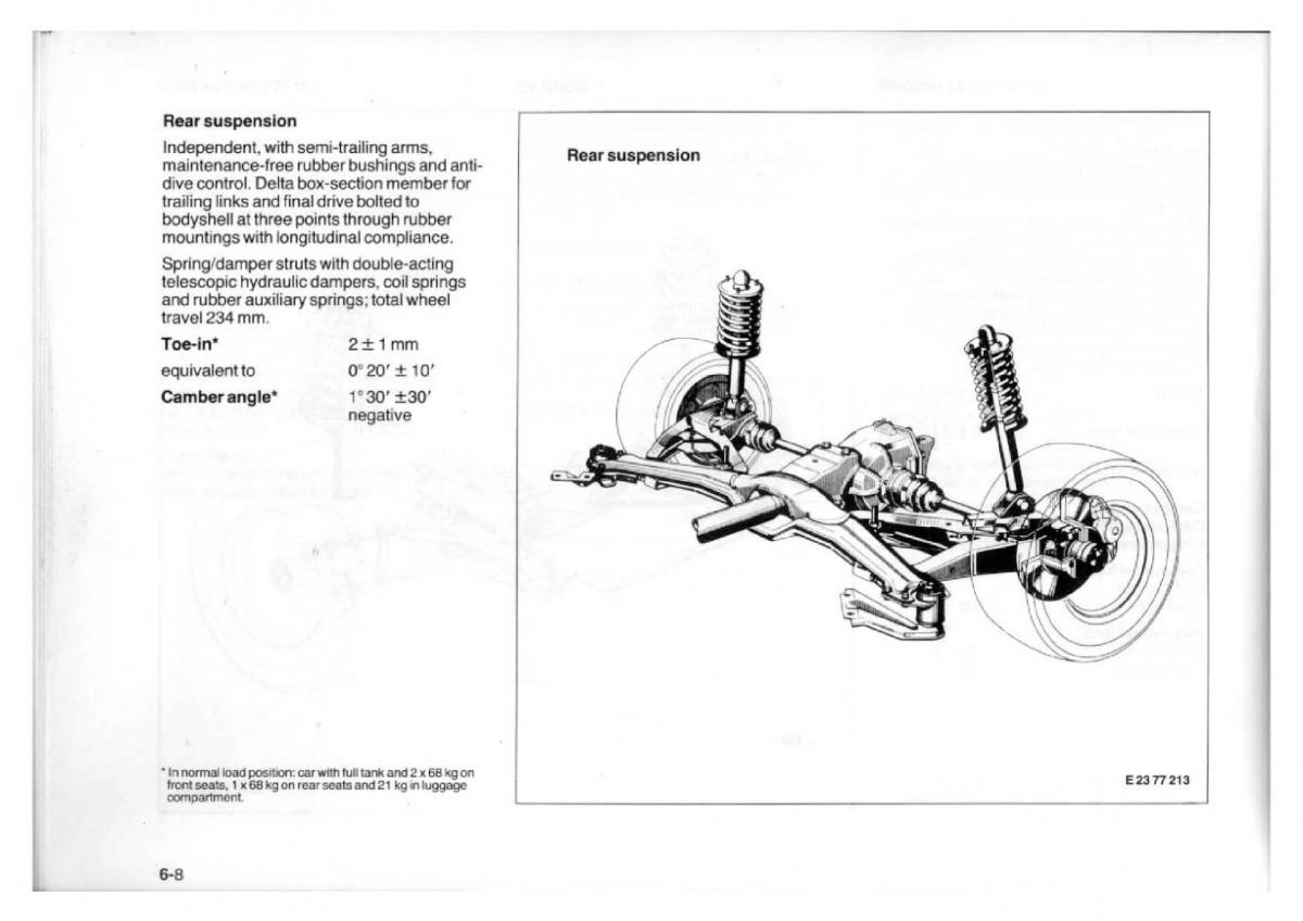 BMW 7 E23 owners manual / page 119