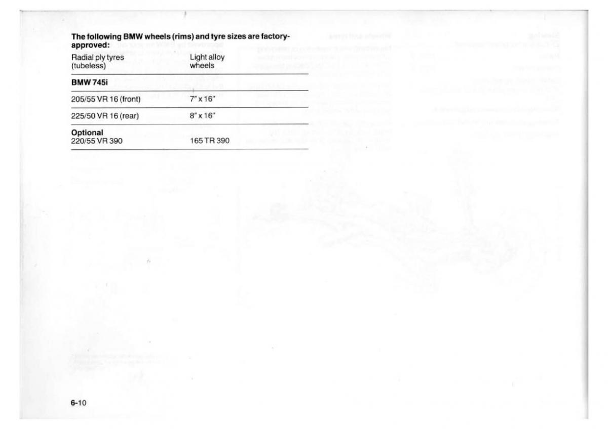 BMW 7 E23 owners manual / page 121