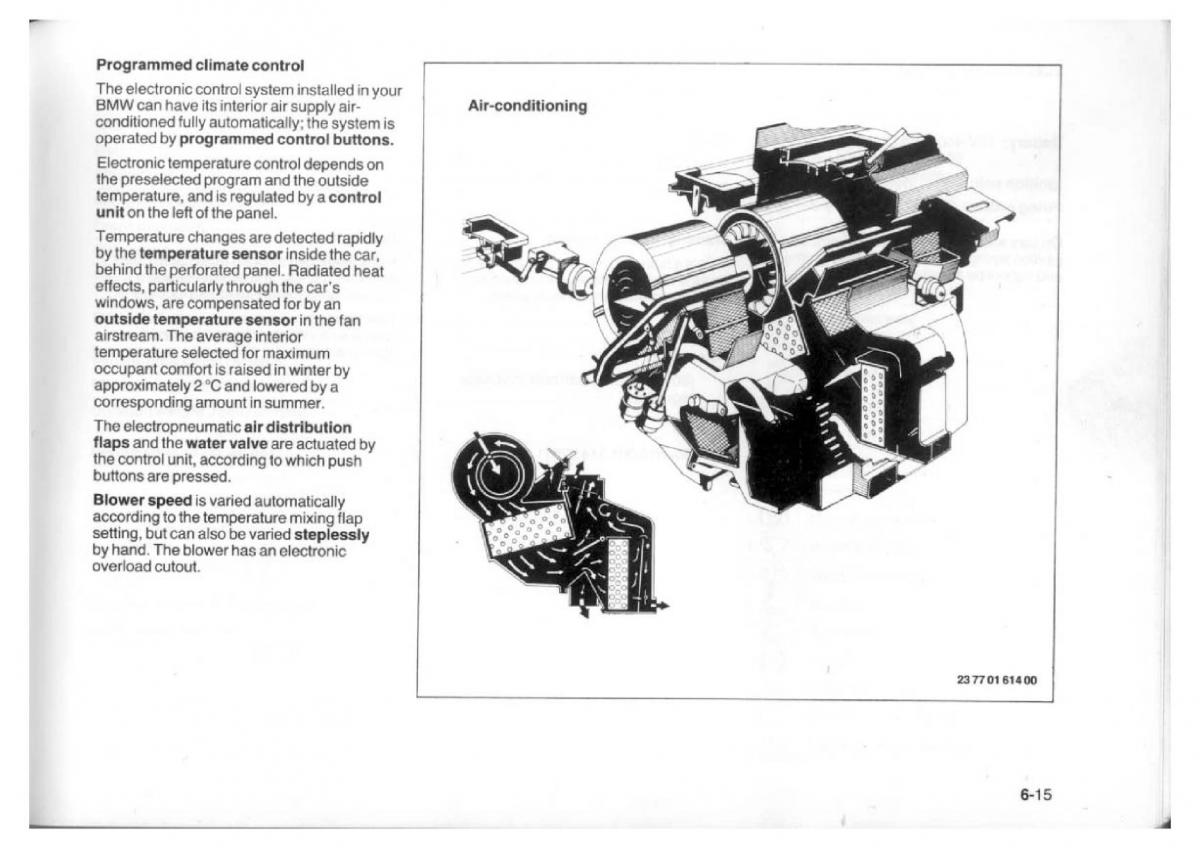 BMW 7 E23 owners manual / page 126