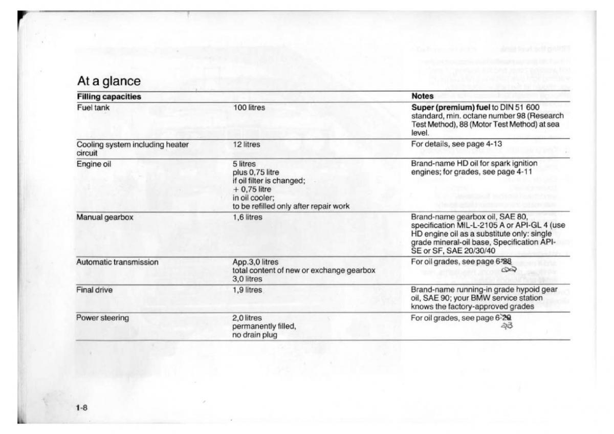 BMW 7 E23 owners manual / page 14