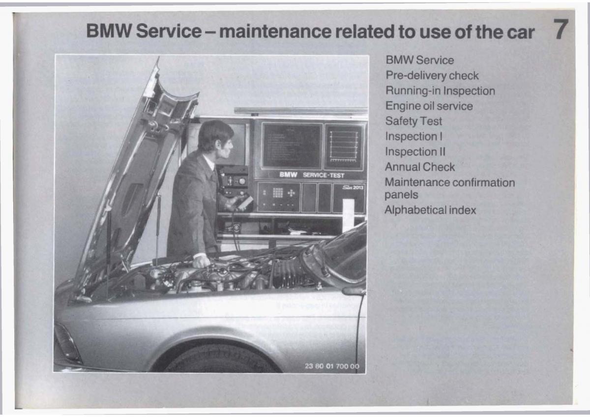 BMW 7 E23 owners manual / page 147