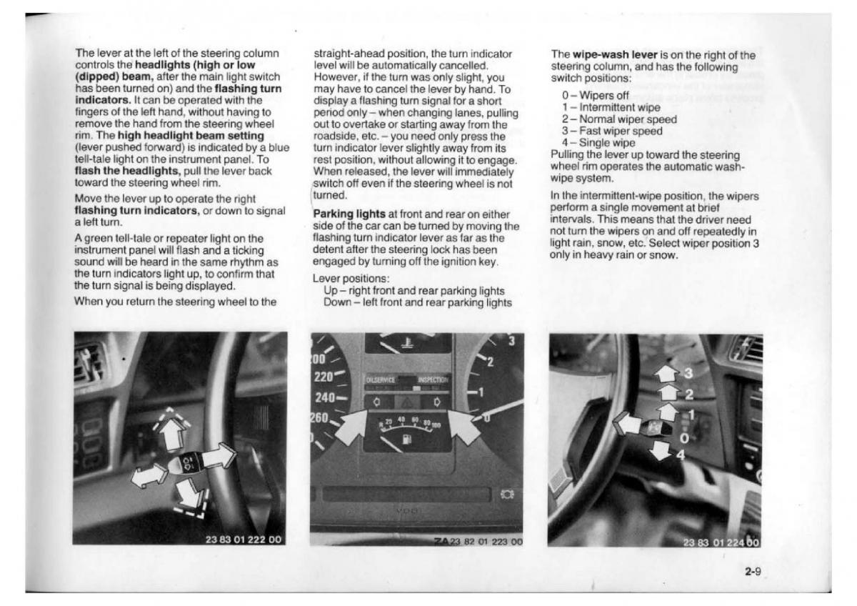 BMW 7 E23 owners manual / page 25