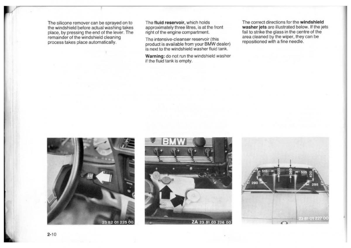 BMW 7 E23 owners manual / page 26