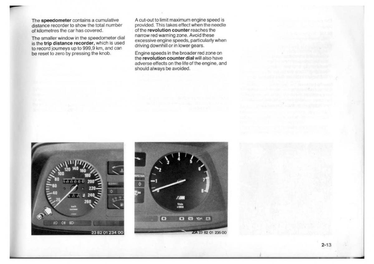 BMW 7 E23 owners manual / page 29