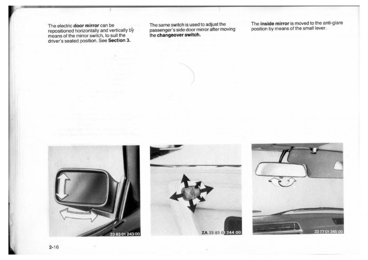 BMW 7 E23 owners manual / page 32