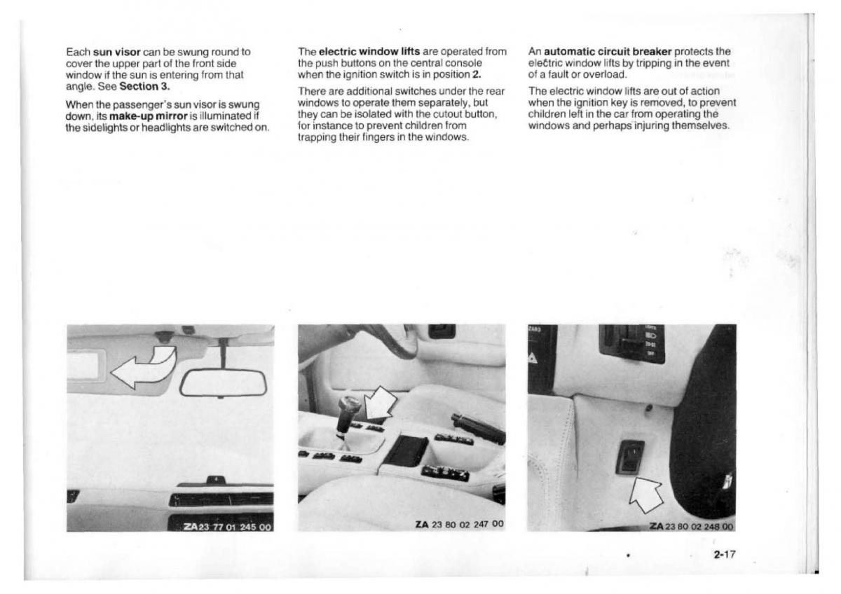 BMW 7 E23 owners manual / page 33