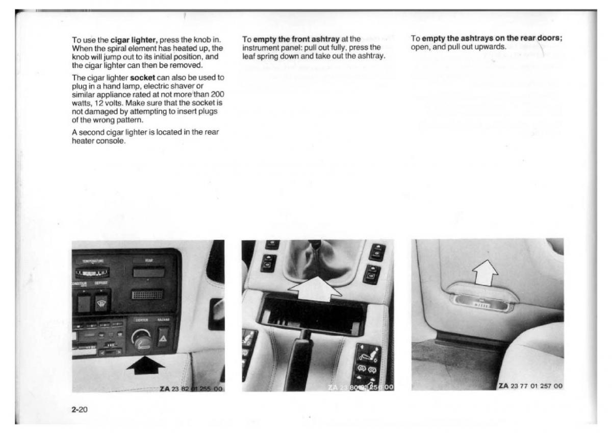 BMW 7 E23 owners manual / page 36