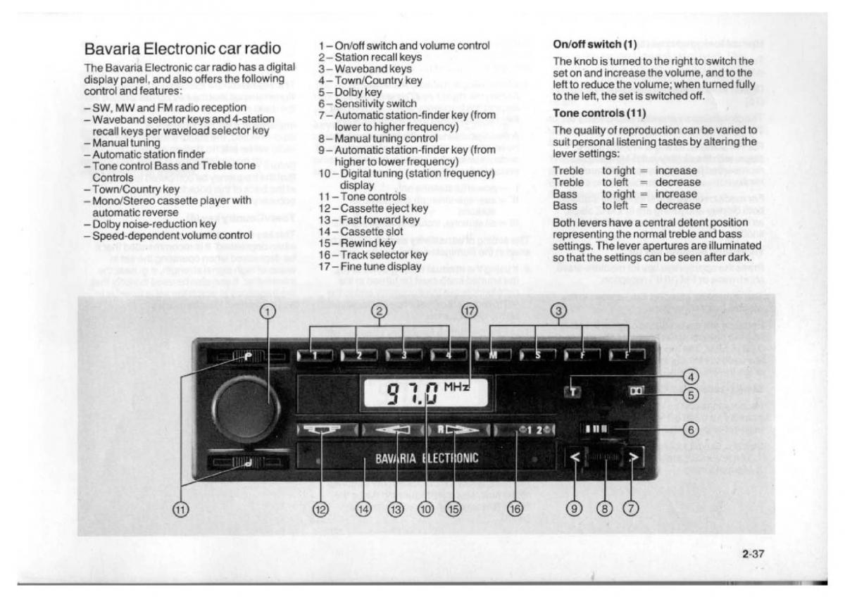 BMW 7 E23 owners manual / page 53