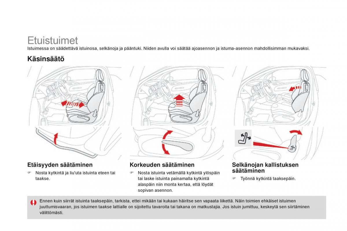 Citroen DS3 omistajan kasikirja / page 76