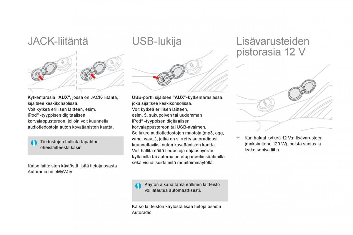 Citroen DS3 omistajan kasikirja / page 102