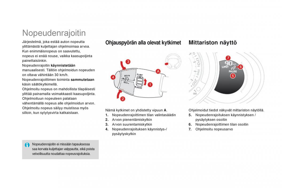 Citroen DS3 omistajan kasikirja / page 124