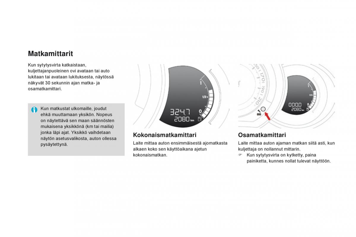 Citroen DS3 omistajan kasikirja / page 42