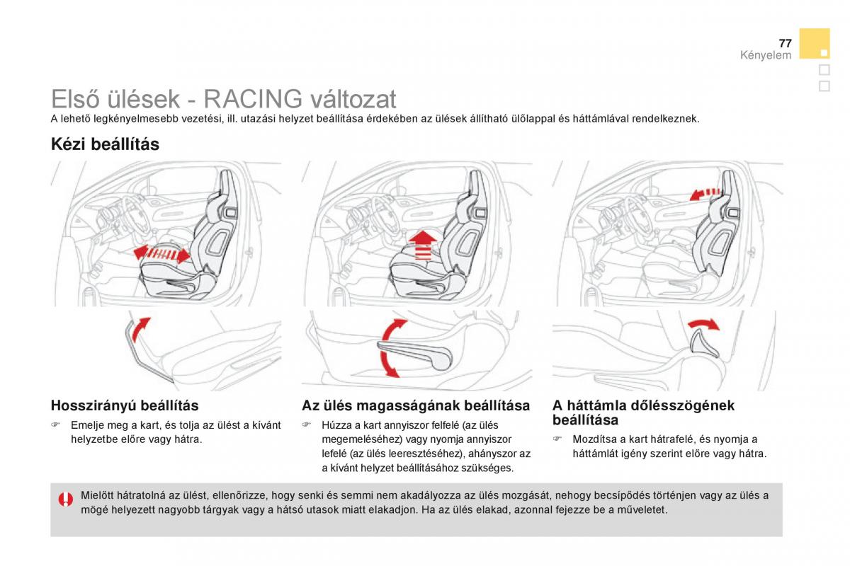 Citroen DS3 Kezelesi utmutato / page 79