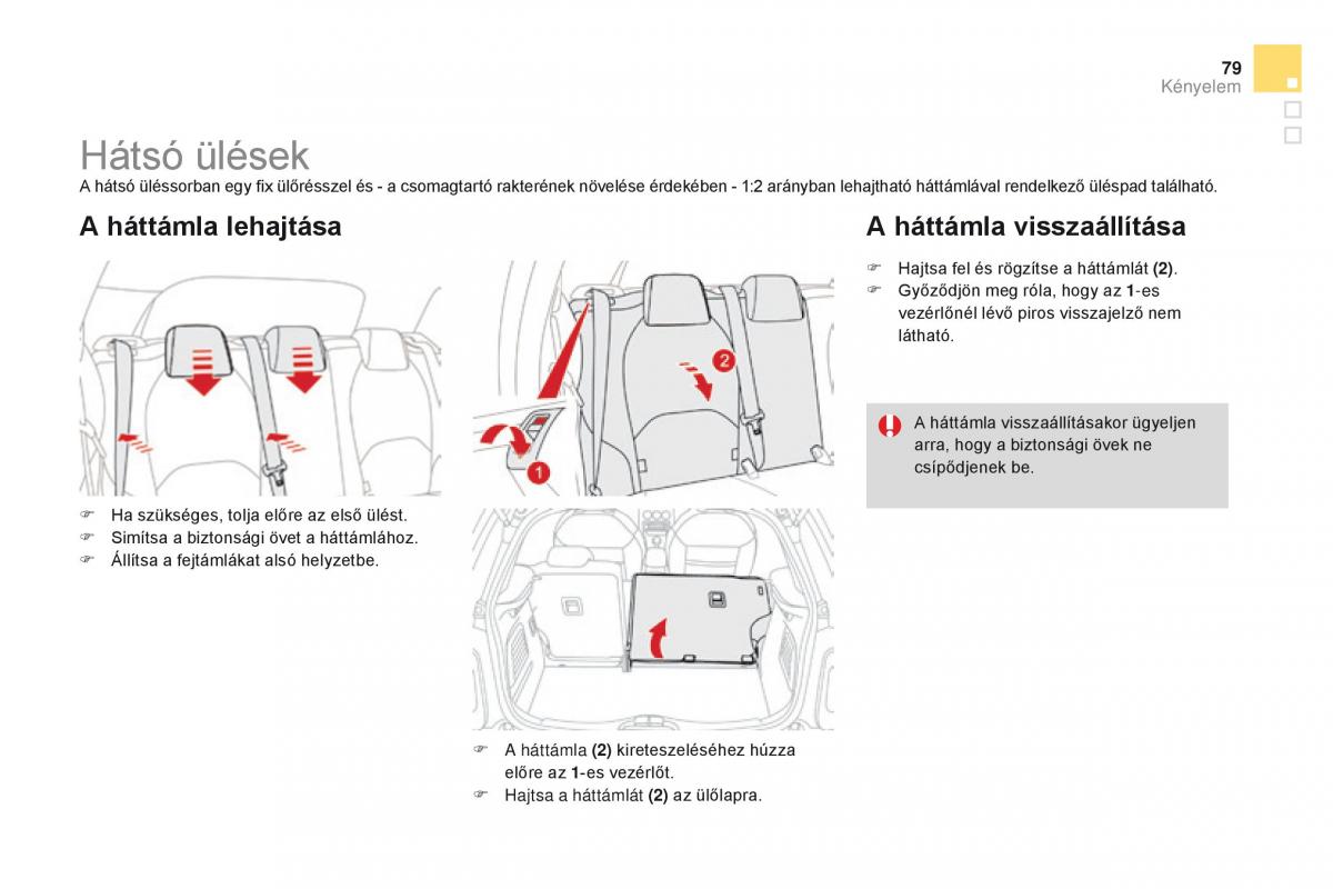 Citroen DS3 Kezelesi utmutato / page 81