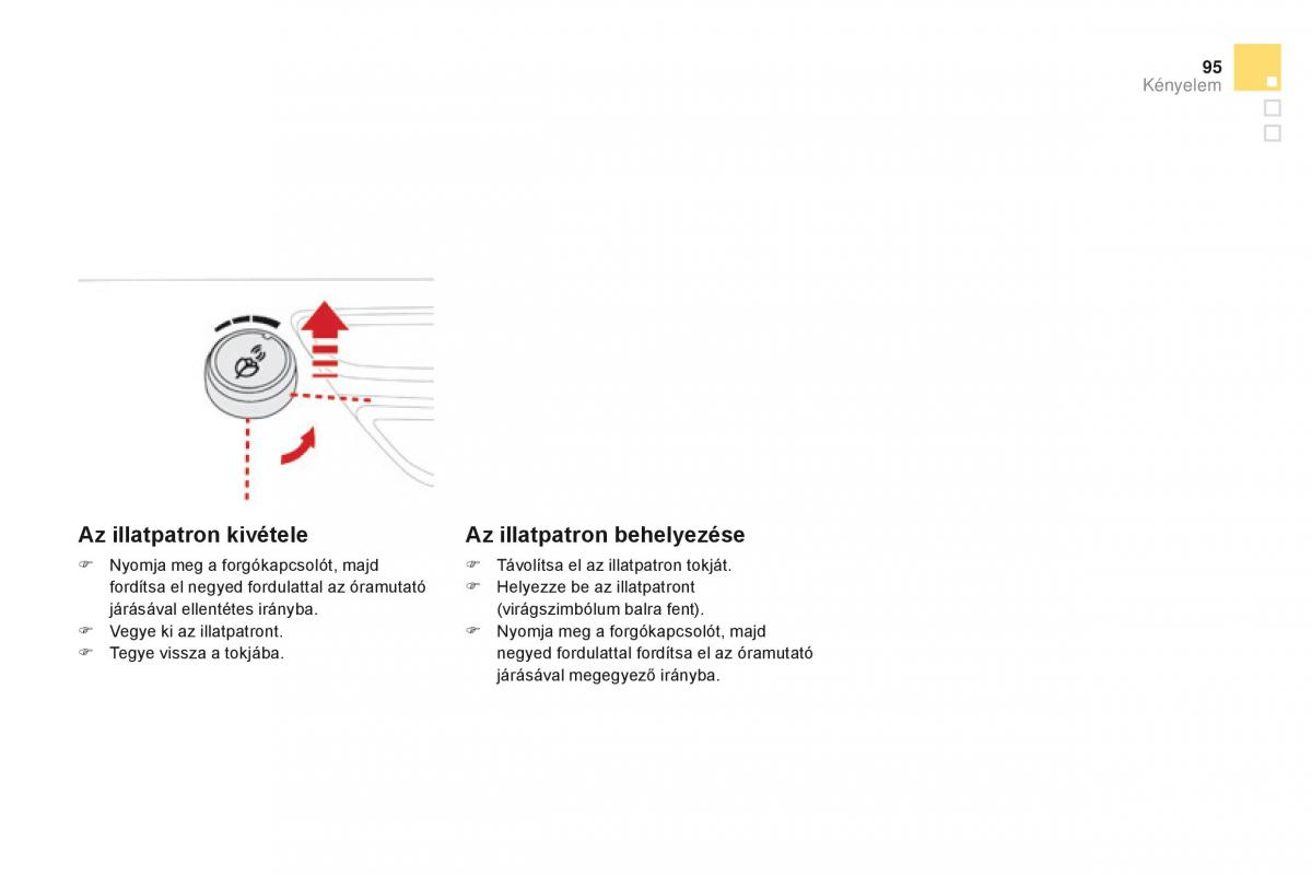 Citroen DS3 Kezelesi utmutato / page 97