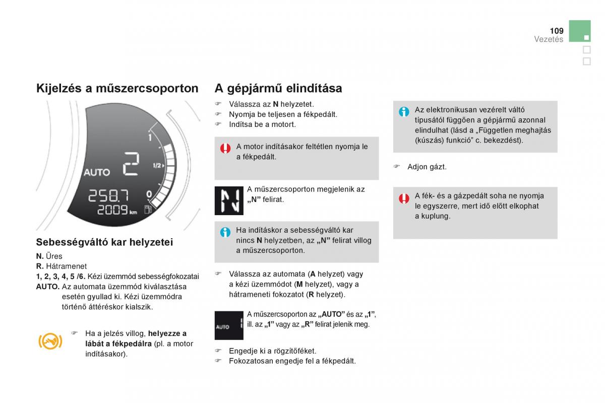 Citroen DS3 Kezelesi utmutato / page 111