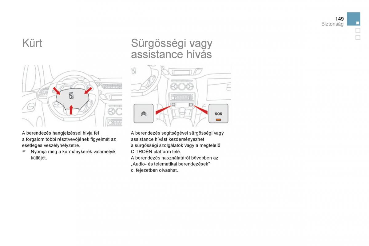 Citroen DS3 Kezelesi utmutato / page 151