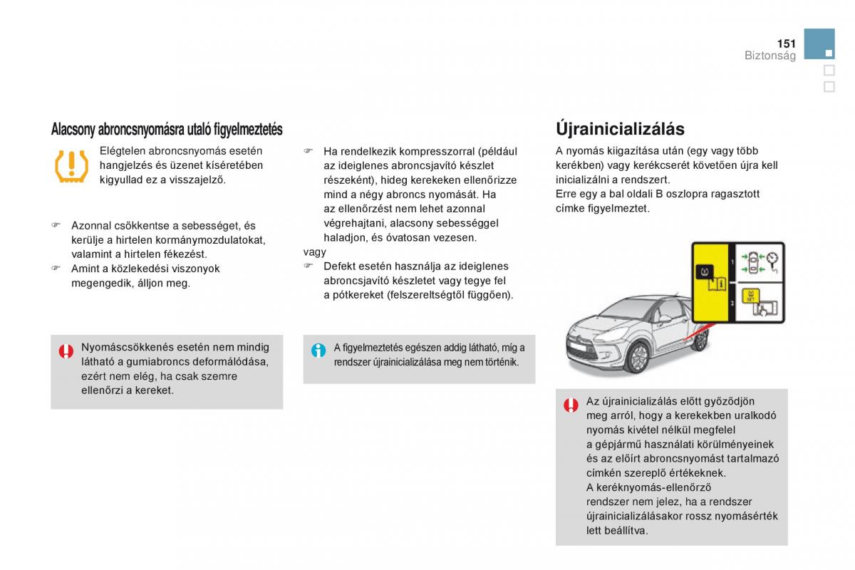 Citroen DS3 Kezelesi utmutato / page 153