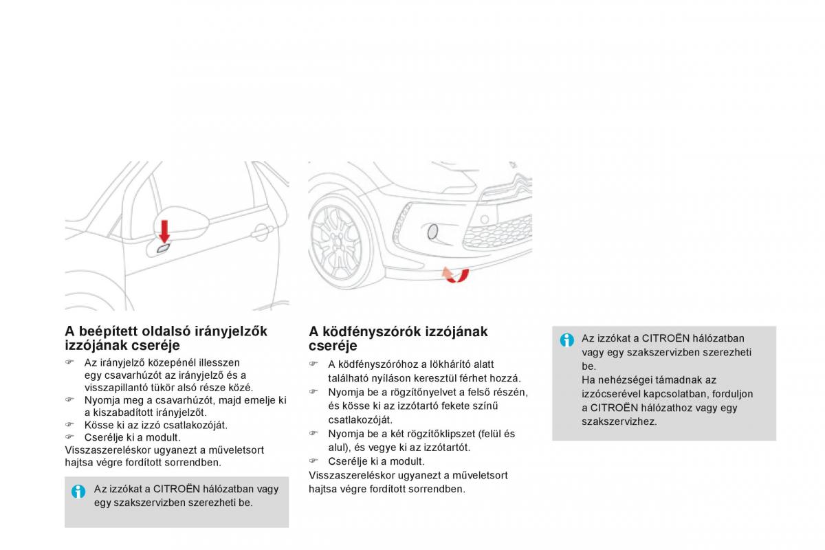 Citroen DS3 Kezelesi utmutato / page 220