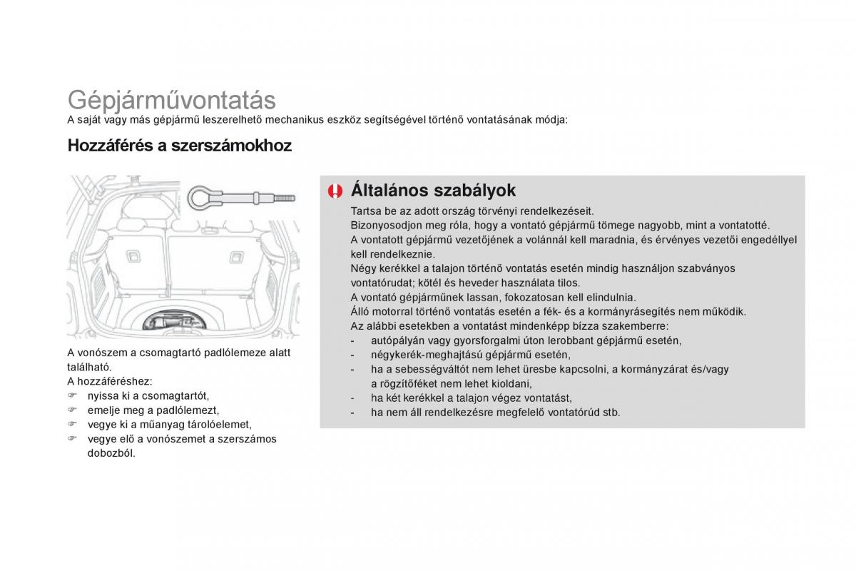 Citroen DS3 Kezelesi utmutato / page 238