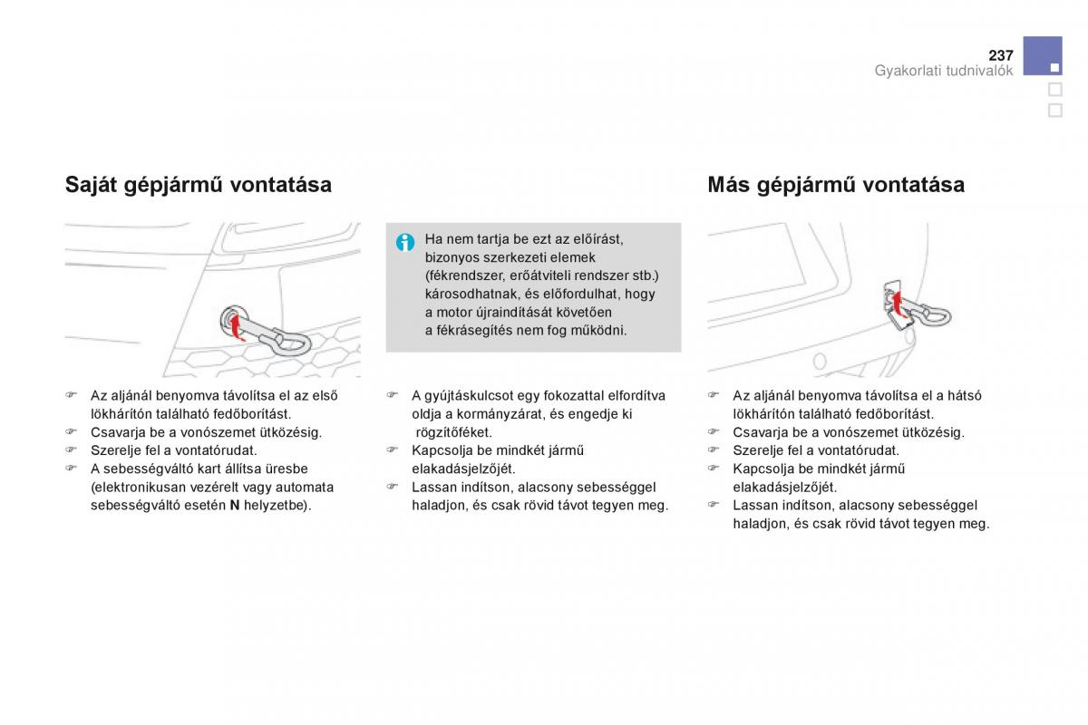 Citroen DS3 Kezelesi utmutato / page 239