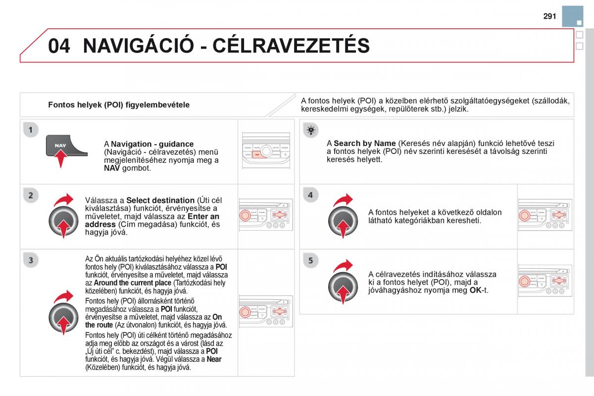 Citroen DS3 Kezelesi utmutato / page 293