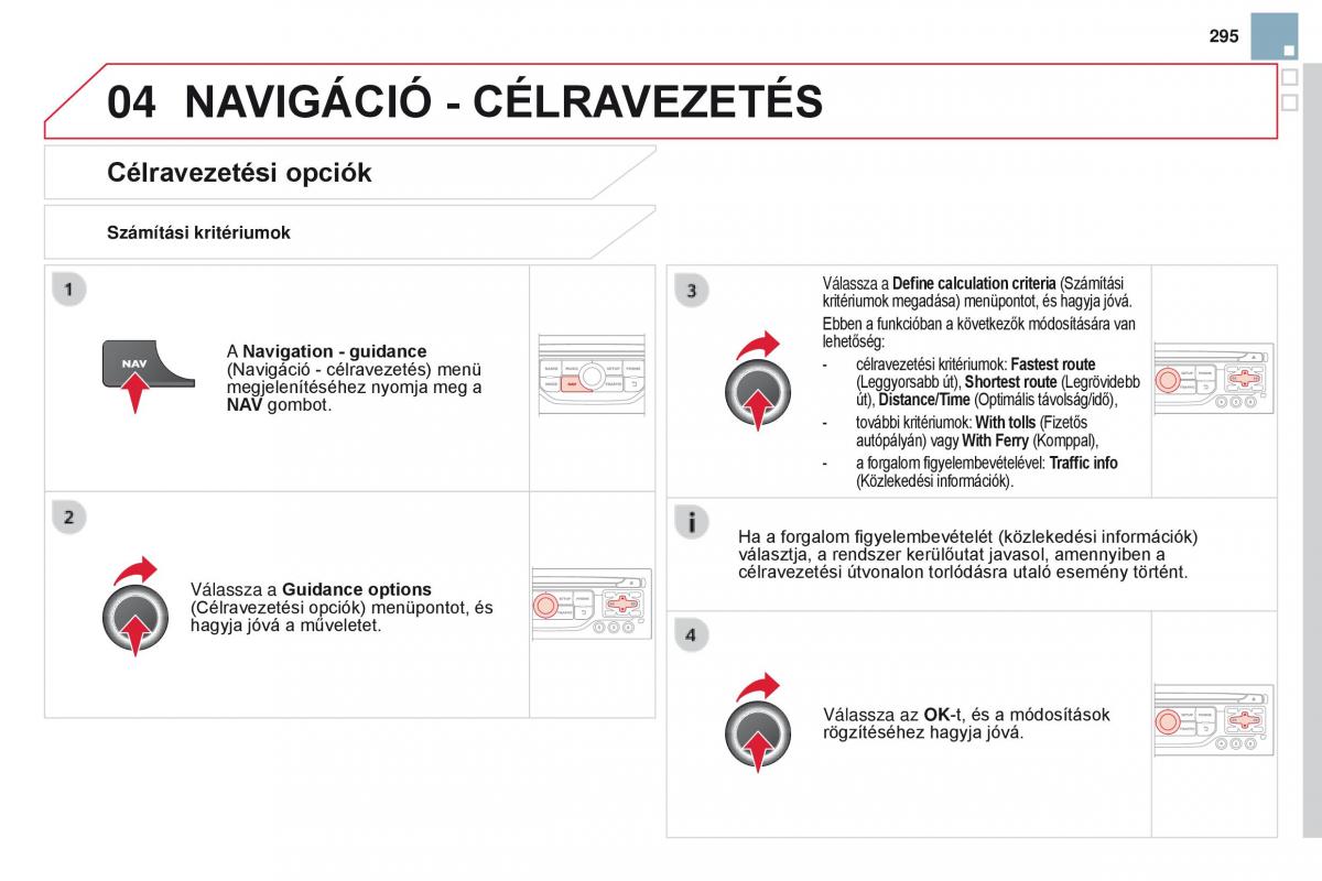 Citroen DS3 Kezelesi utmutato / page 297