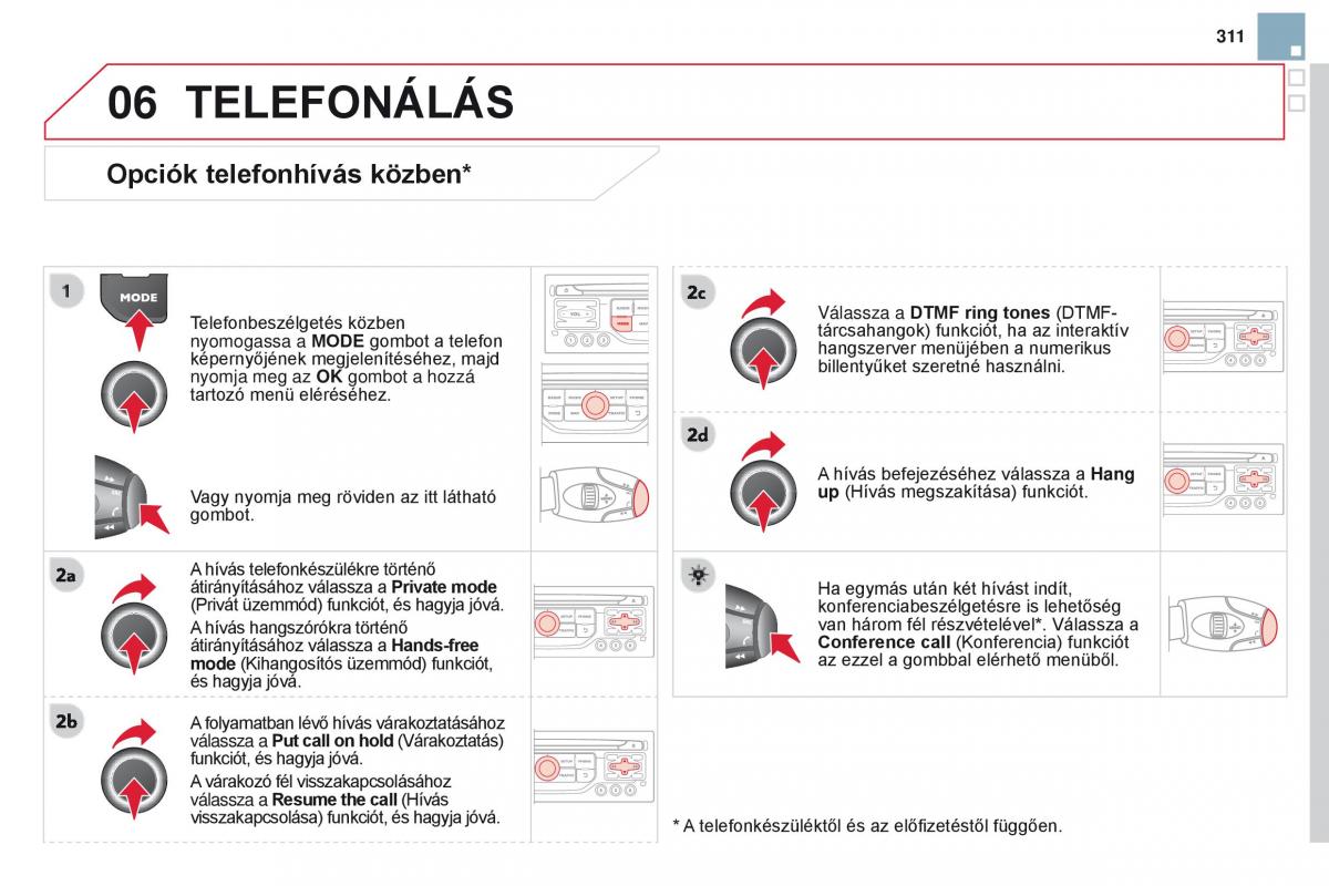 Citroen DS3 Kezelesi utmutato / page 313