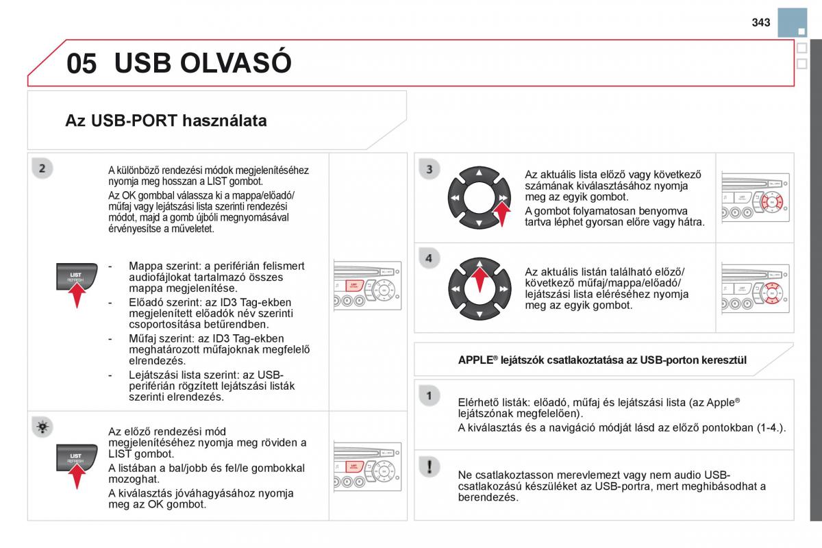 Citroen DS3 Kezelesi utmutato / page 345