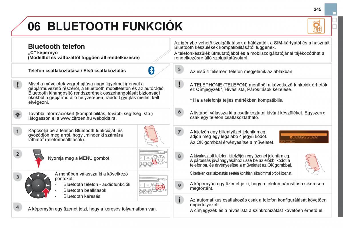 Citroen DS3 Kezelesi utmutato / page 347