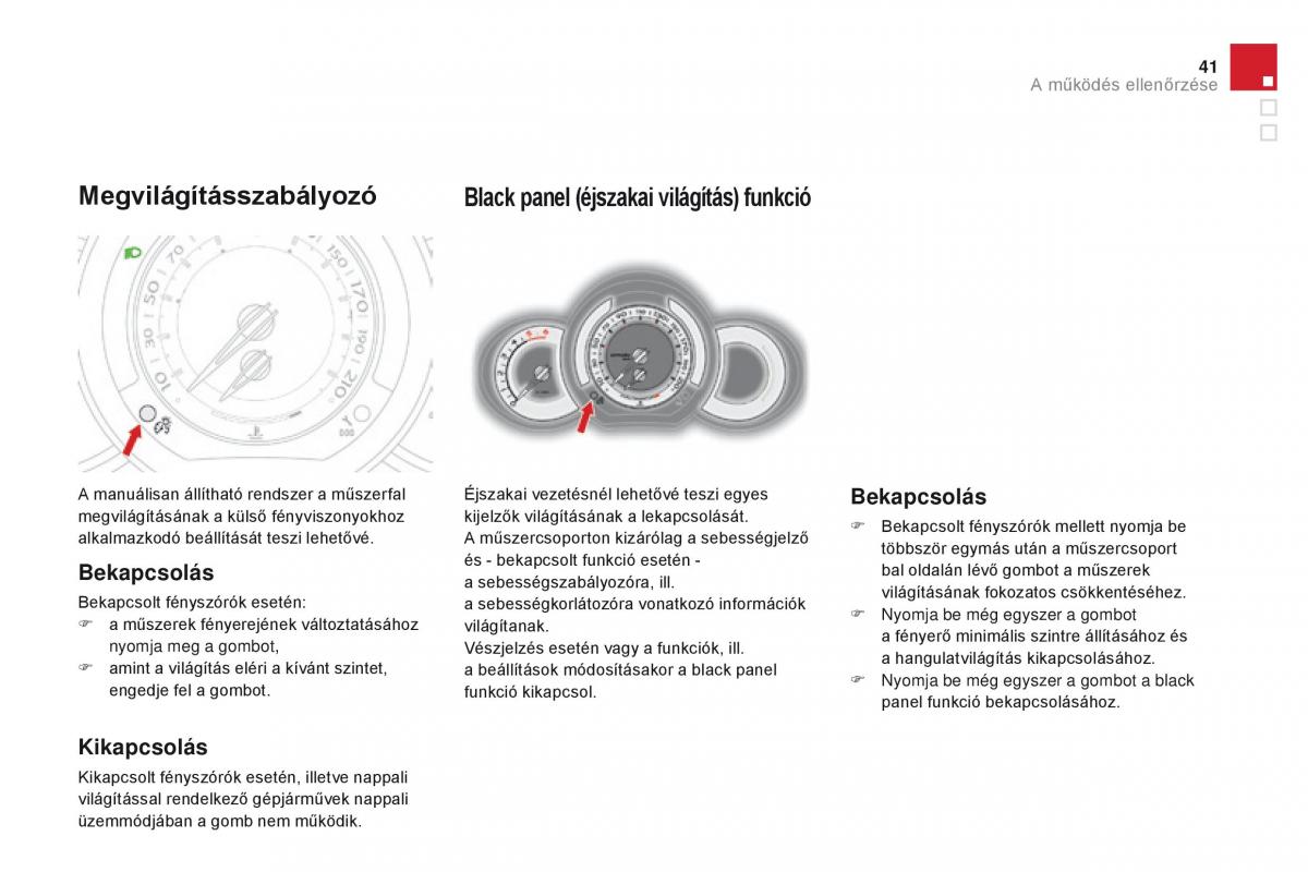 Citroen DS3 Kezelesi utmutato / page 43