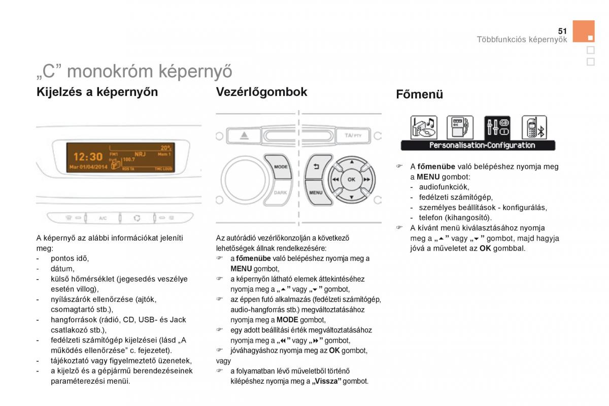 Citroen DS3 Kezelesi utmutato / page 53