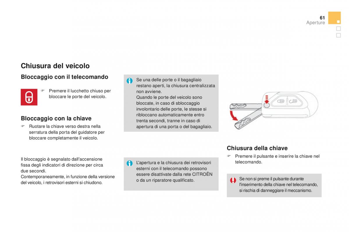 Citroen DS3 manuale del proprietario / page 63