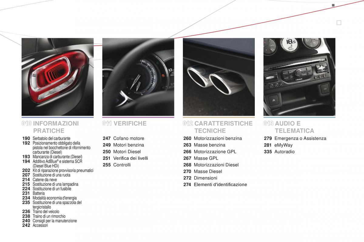 Citroen DS3 manuale del proprietario / page 7