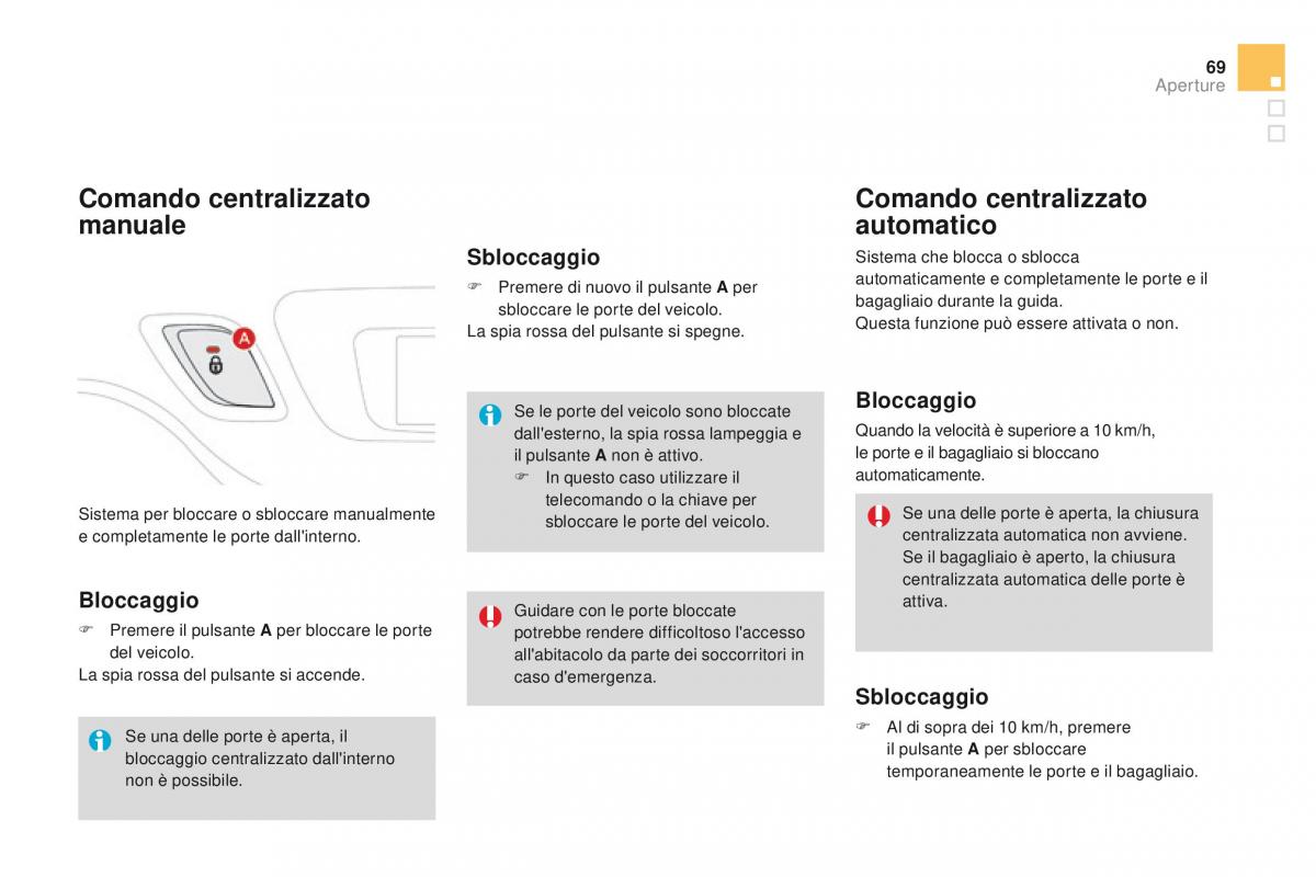 Citroen DS3 manuale del proprietario / page 71