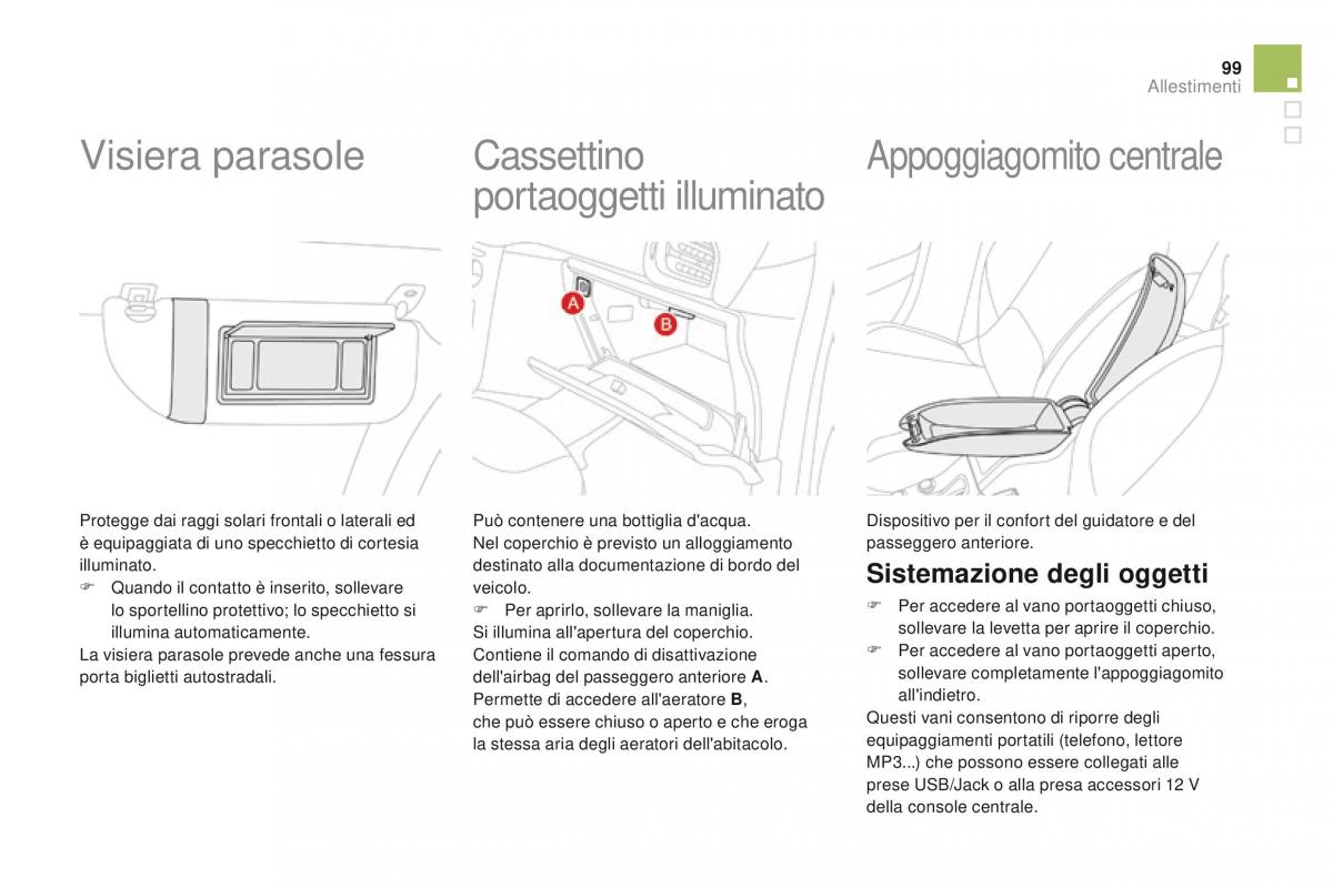 Citroen DS3 manuale del proprietario / page 101