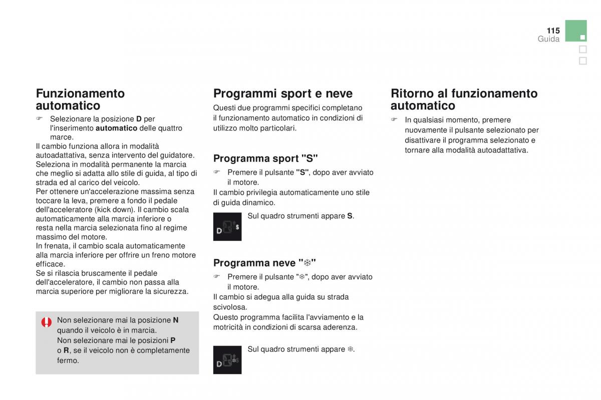 Citroen DS3 manuale del proprietario / page 117