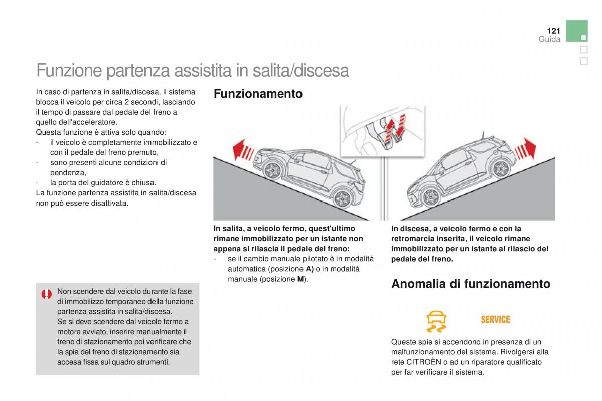 Citroen DS3 manuale del proprietario / page 123