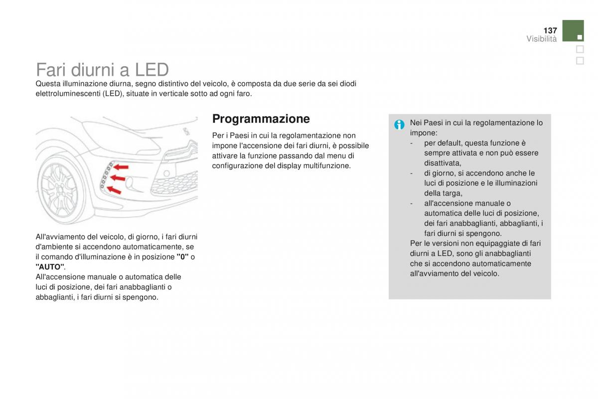 Citroen DS3 manuale del proprietario / page 139