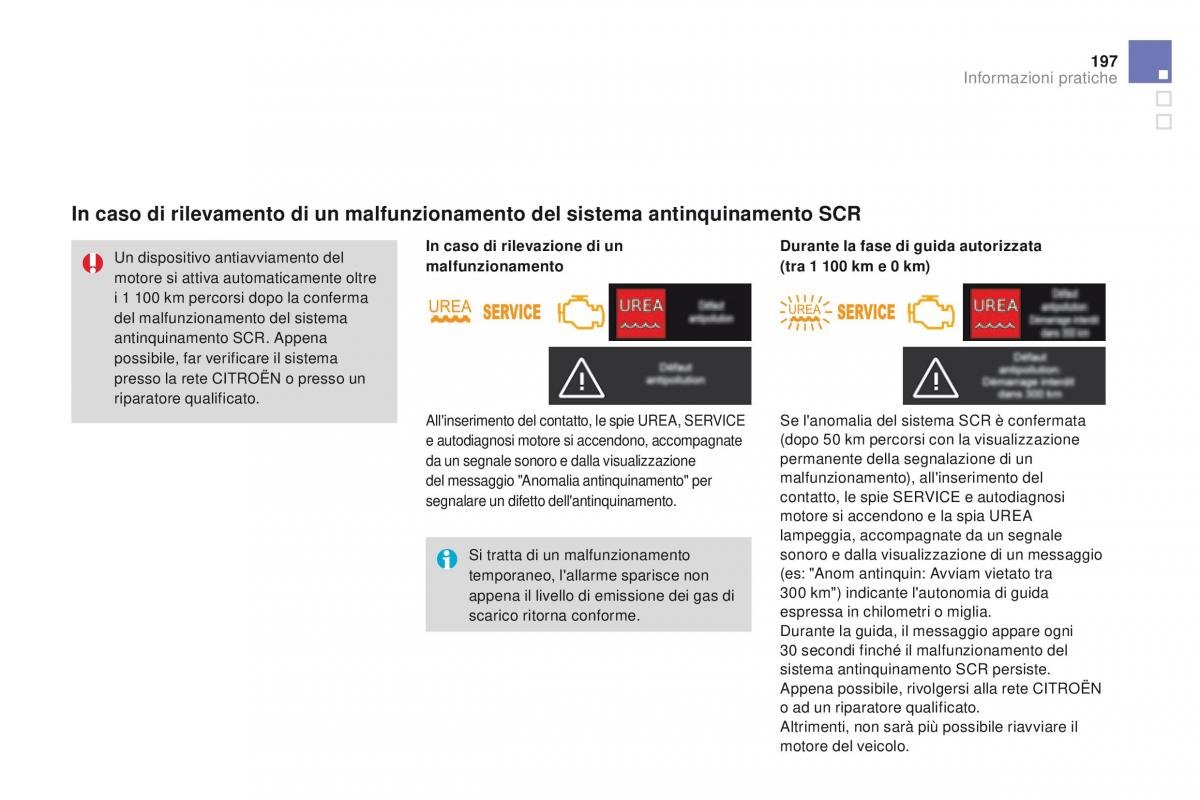 Citroen DS3 manuale del proprietario / page 199