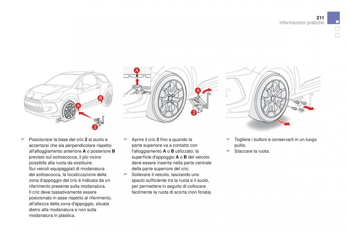 Citroen DS3 manuale del proprietario / page 213