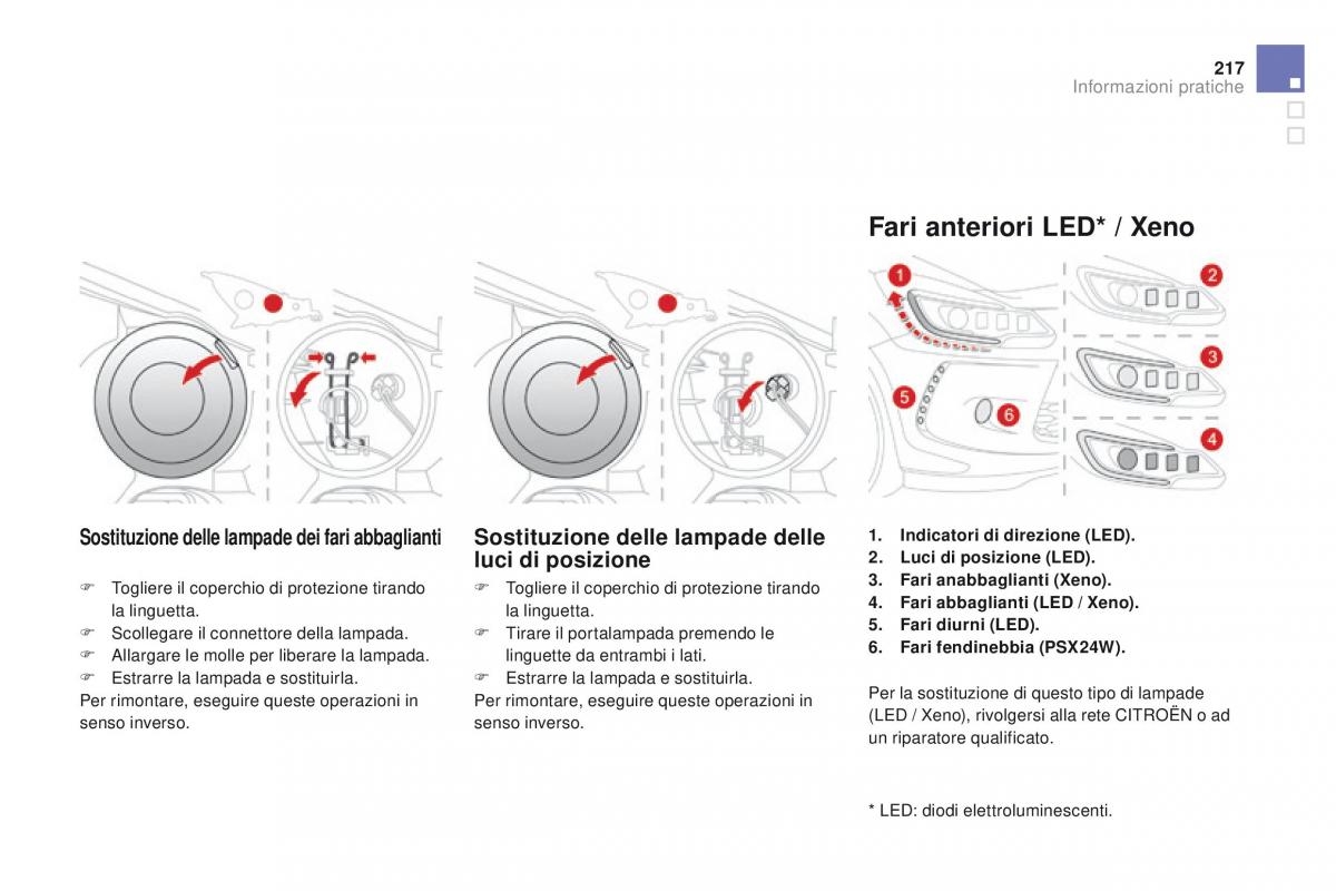 Citroen DS3 manuale del proprietario / page 219