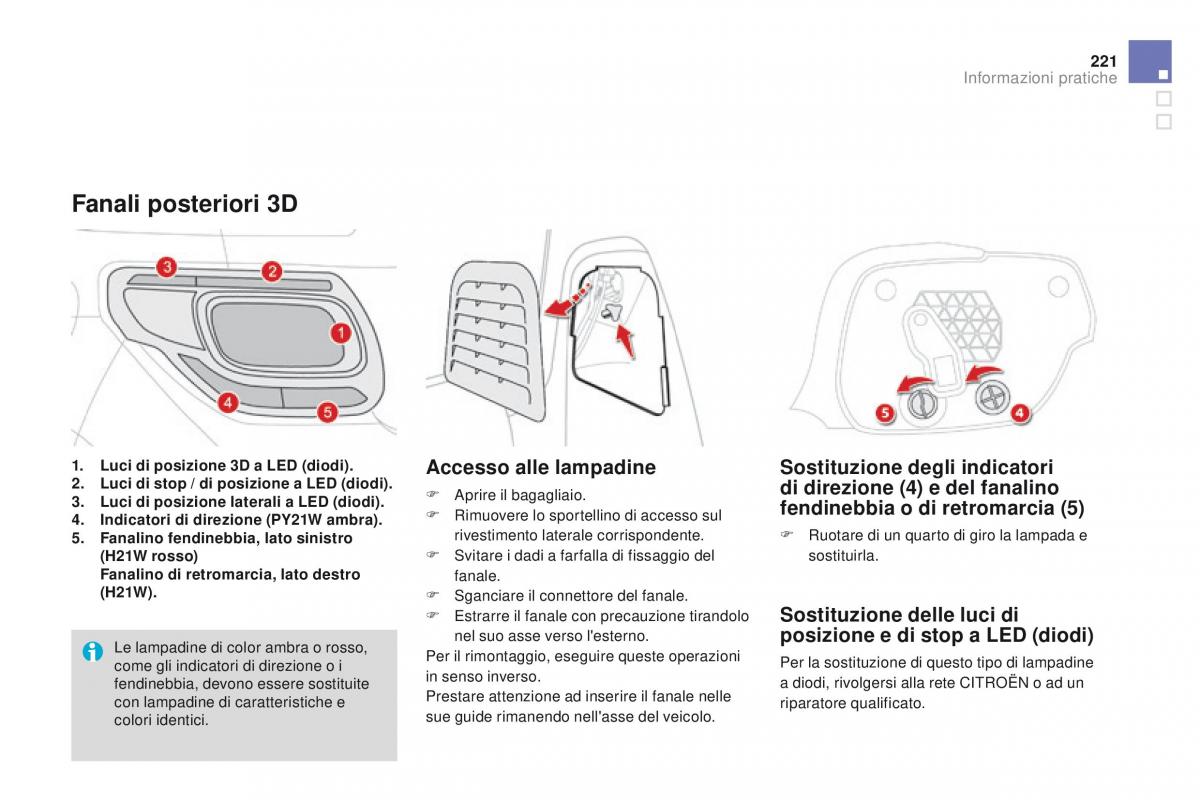 Citroen DS3 manuale del proprietario / page 223