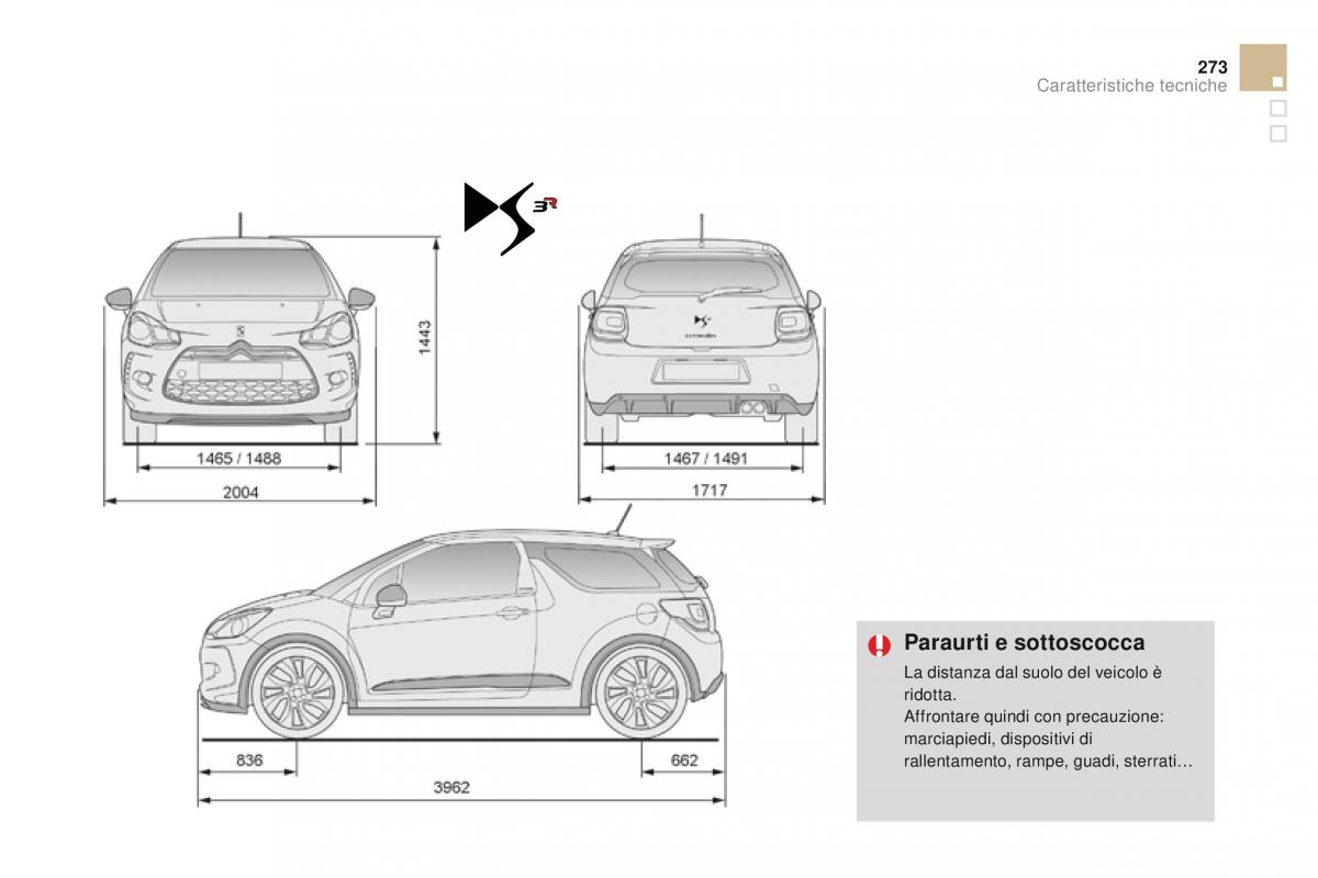 Citroen DS3 manuale del proprietario / page 275