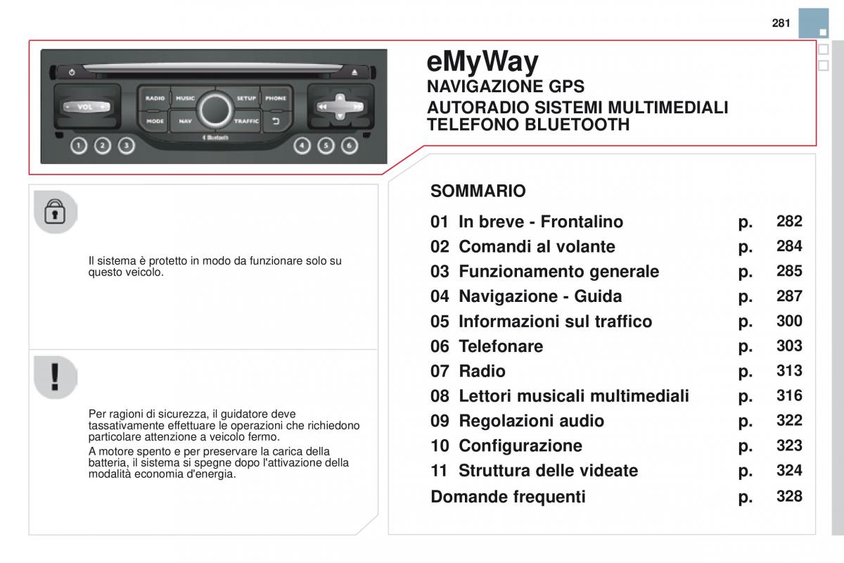 Citroen DS3 manuale del proprietario / page 283